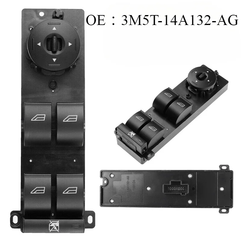 3M5T-14A132-AG Power Window Switch for Ford Focus MK2 C-Max 3M5T14A132AG