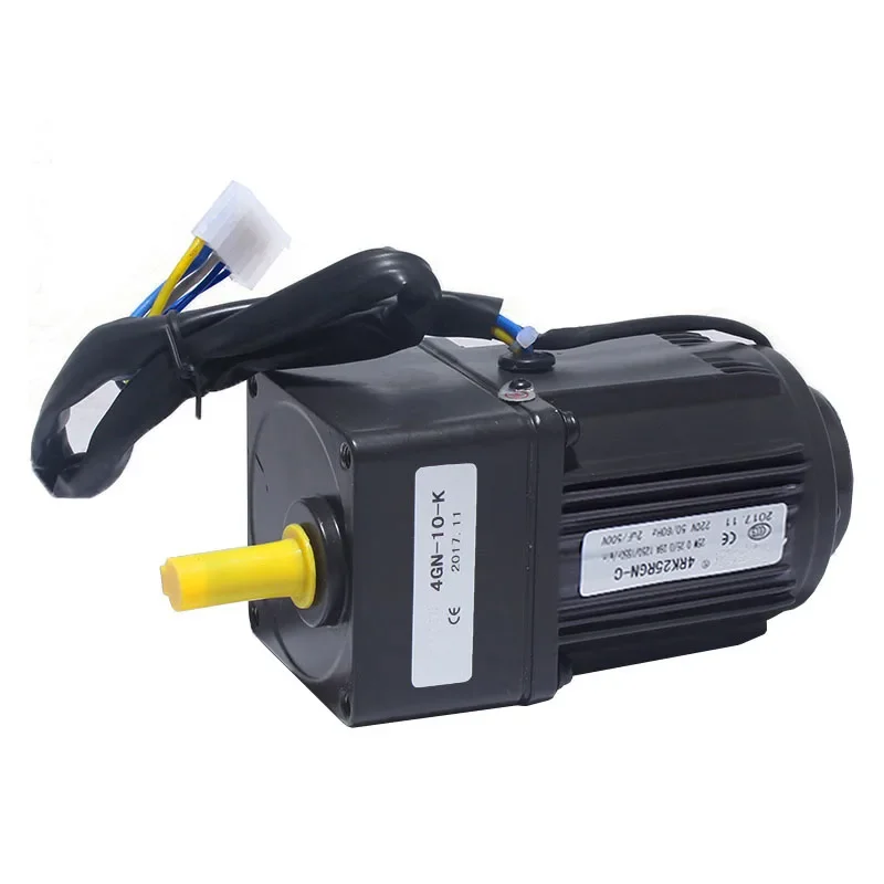 220V 25W 4RK25GN-C 415-4.2RPM AC Reversible Gear Variable Speed Motor 1:3-1:300 AC Gear Reducer Motor Geared Motor