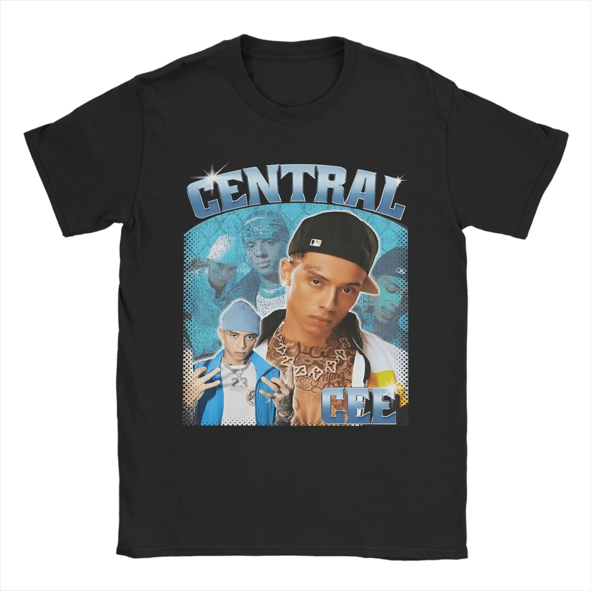 

Rapper Central Cee T Shirts for Men 100% Cotton Casual T-Shirts Crewneck Tees Short Sleeve Clothes Gift Idea