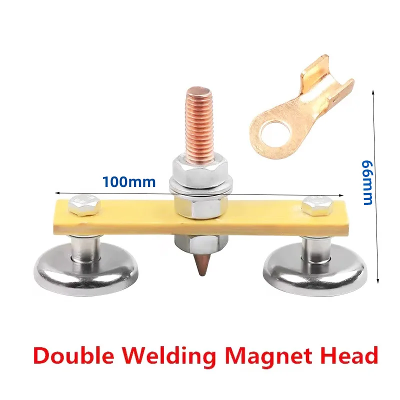 1PCS Strong Magnetic Ground Iron Welding Machine Magnet Strong Fixed Ground Head