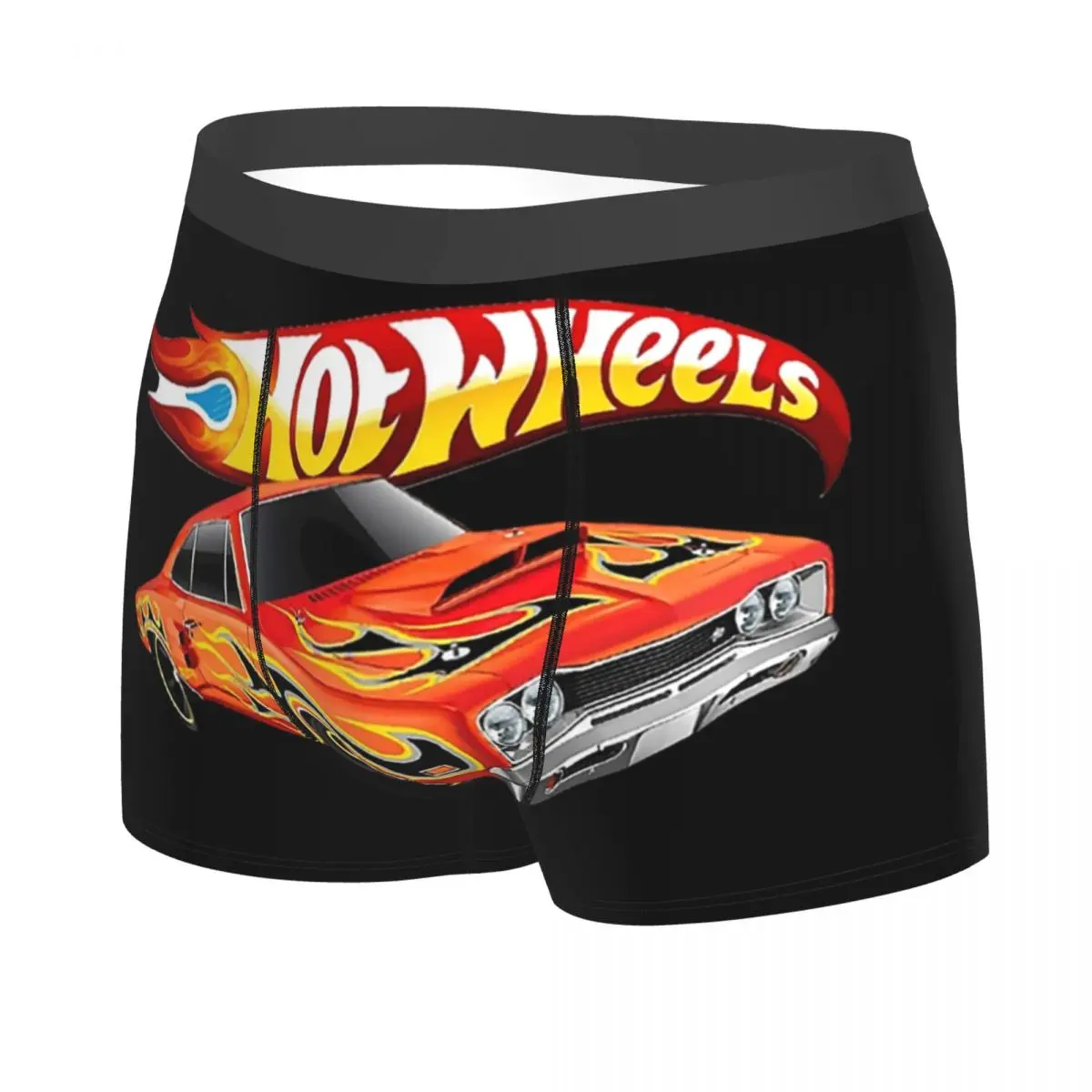 Custom Hot Wheels For Fans Boxer Shorts Men 3D Printed Male Soft Cartoon Sport Car Underwear Panties Briefs