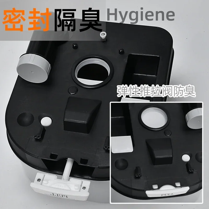 Mobile Car Portable Seat RV Outdoor Camping Elderly Pregnant Women Sealed Deodorant Thickened Flush Toilet