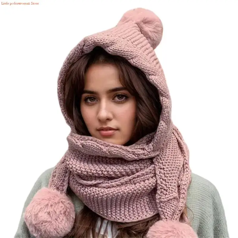 قبعة عازلة سميكة للجنسين F92D مع حزام للرقبة للطقس البارد والشتاء والرياضات الثلجية #5