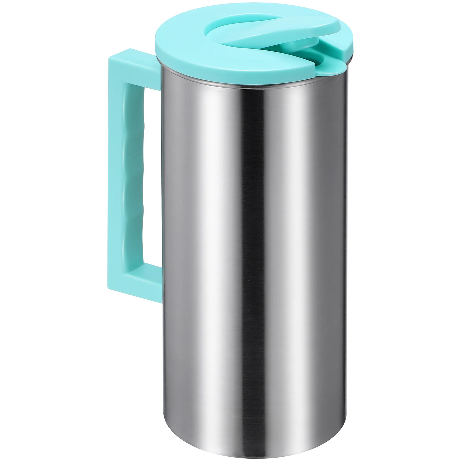 

1pc Stainless Steel Cold Water Kettle Large Capacity Nordic Green Beverage Pitcher For Picnic Party Juice Pot With