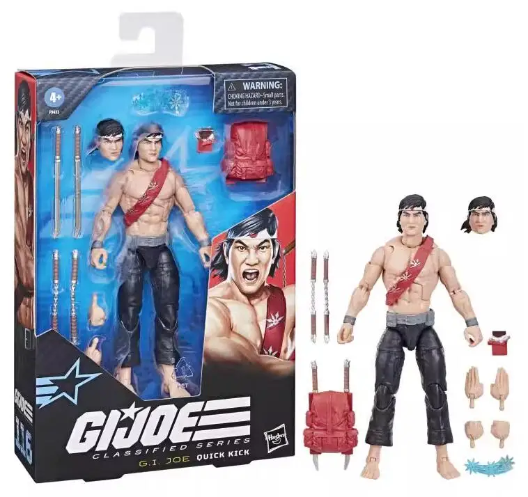 جي آي. سلسلة جو المصنفة # 114 بوا الكبير # 115 فرانكلين تاليتري المحمولة جواً # 116 ركلة سريعة # مجسم حركة 117 تكنو فايبر 6 بوصة