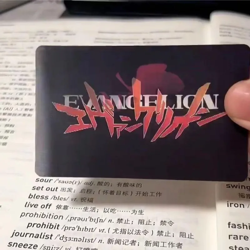 Creative EVA Card Shinji Rei Asuka Langley Soryu Anime Action Figure Grating Bookmark Goods Toy Christmas Gift Anime Merchandise view 4