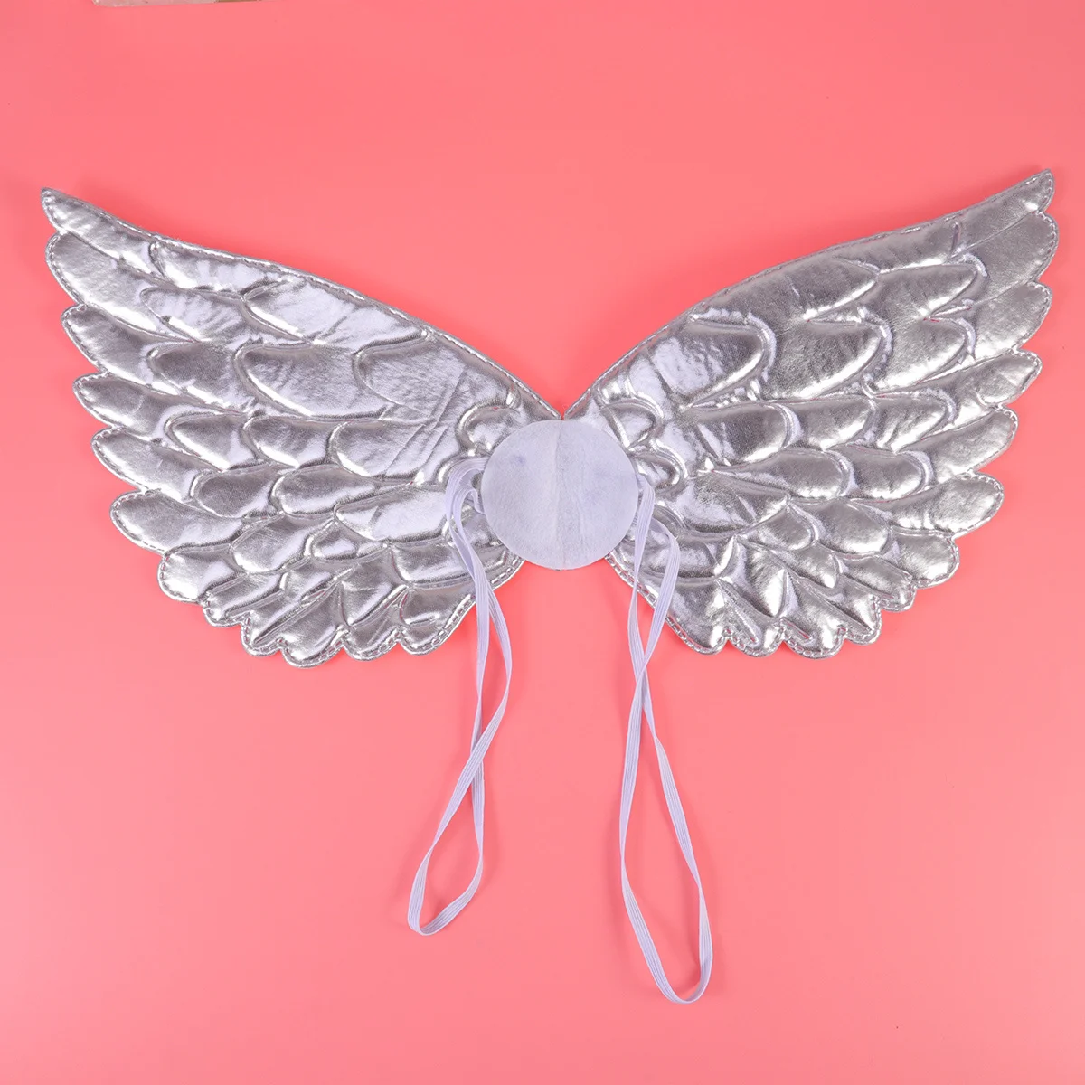 

1Pcs Silver Angel Wings Fine Workmanship Comfortable Costume Christmas Stage Performance Party Cosplay Props