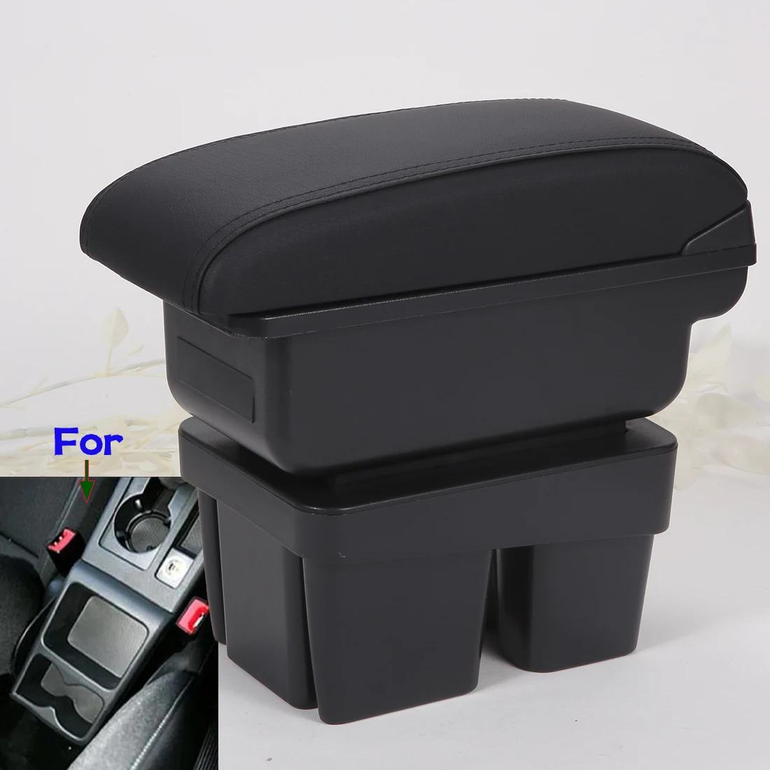 

Для VW Golf 7 Подлокотник для Volkswagen Golf 7 Mk7 Автомобильный подлокотник Автоматический ящик для хранения усилий интерьерные детали Аксессуары 2014-2019