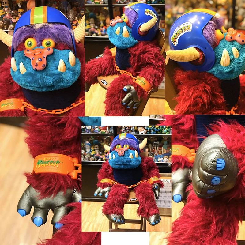 Original Super7 Anime My Pet Monsters Retro 30cm Fugglers Ugly Monster Teeth Plush Toy Action Figre Lovely Fashion Plush Toys