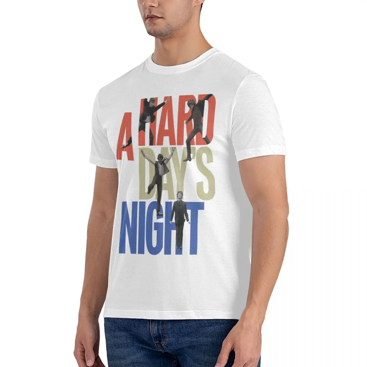 A Hard Days Night The Beatle T Shirts Men Graphic Cotton Streetwear Band Short Sleeve Male T-shirt Mens Clothing