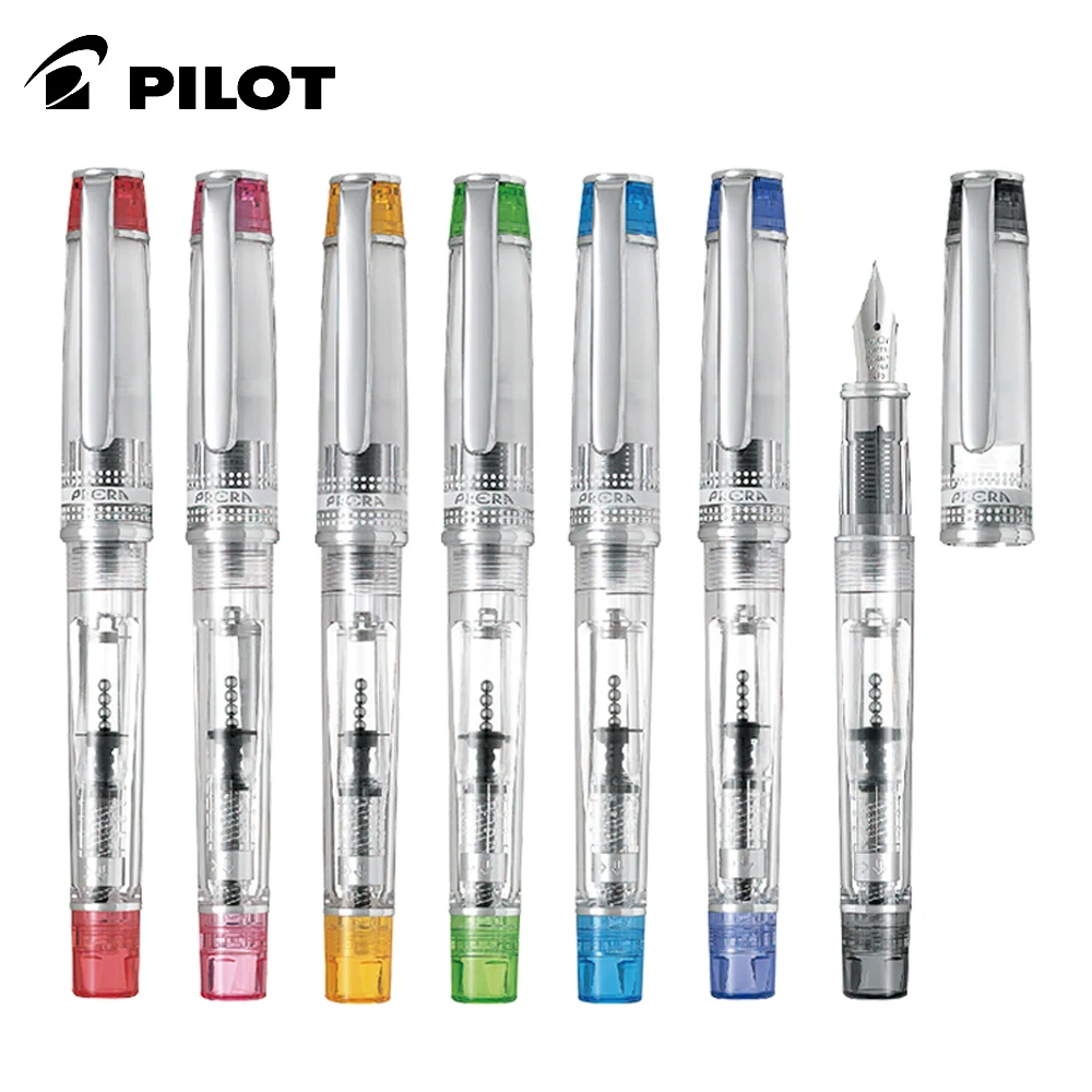 

PILOT PRERA Fountain Pen FPRN-350R Ink Pen Cute and Compact Color Transparent Practice Fountain Pen