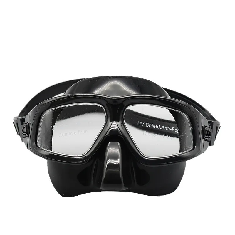

Low capacity free diving mask tempered glass lightweight PC lens snorkeling surface