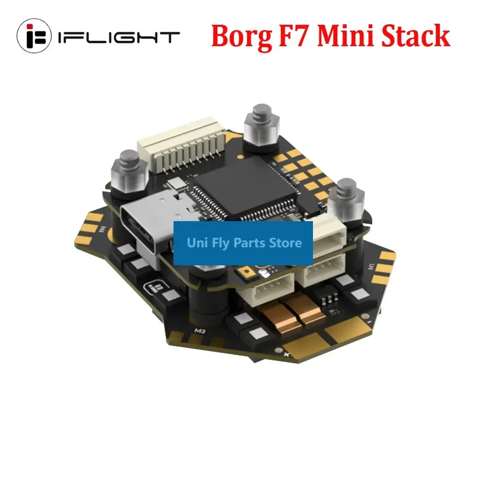 UniFlyiFlight Borg F7 Mini Stack With Borg F7 Mini FC Flight Controller / Borg Mini 60 ESC For FPV Racing Parts