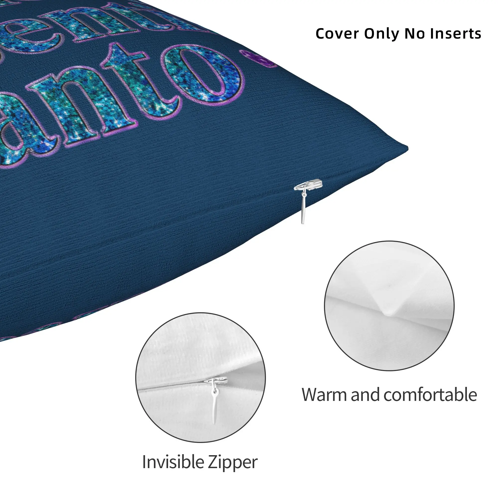 no me arrepiento de sentir tanto Square Pillow Case Karol G Cushion Covers Custom Zippered Decorative Pillowcase for Bed 18