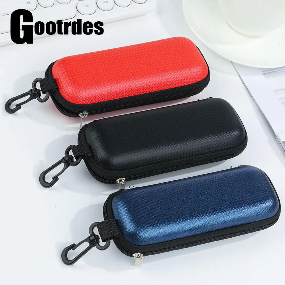 New EVA Sunglasses Box Zipper Closure Glasses Case Simple Style Eyewear Bag Portable Eyeglasses Container Protective Shell