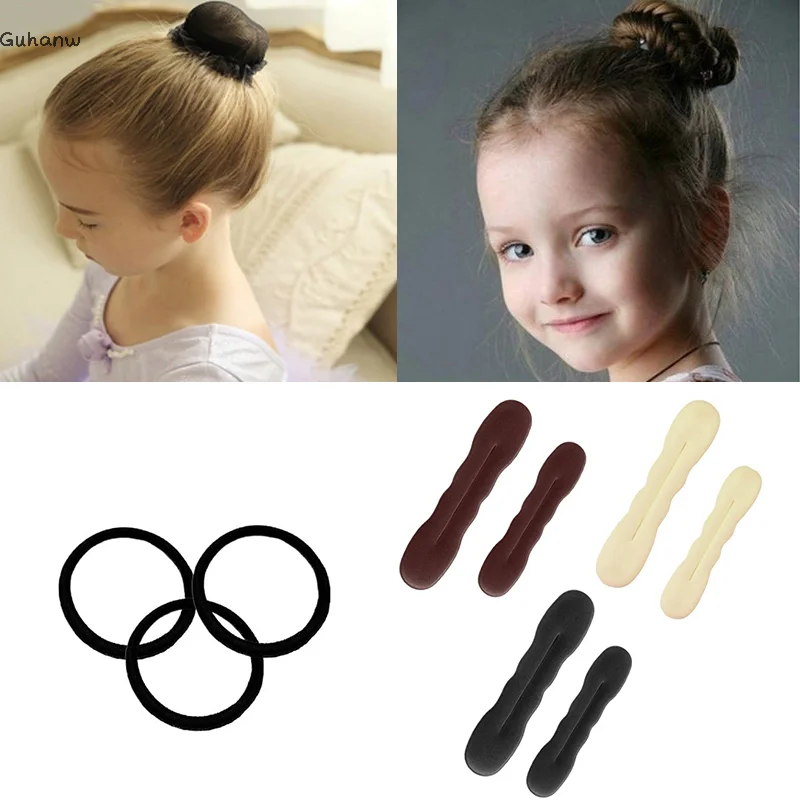 

7 Piece Set Magic Donut Bun Maker Women Hair Accessories Braid Styling Hairpins Hairstyle Braiding Tools Hair Styling Tools