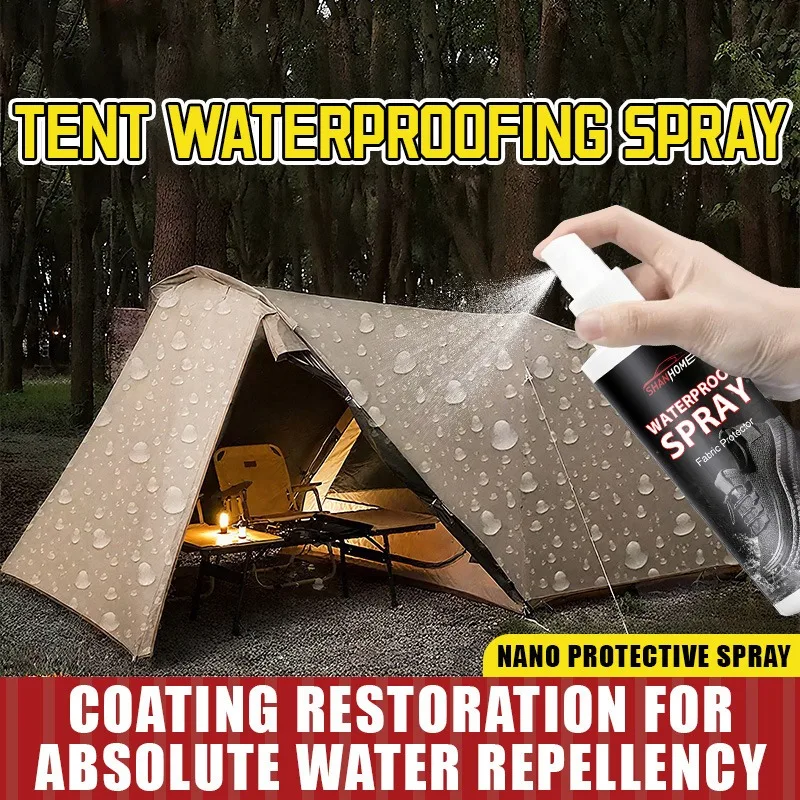 

100 мл водоотталкивающее средство для улицы, высокопрочное, для защиты поверхности палаток, брезента, рюкзаков, походного и кемпингового снаряжения