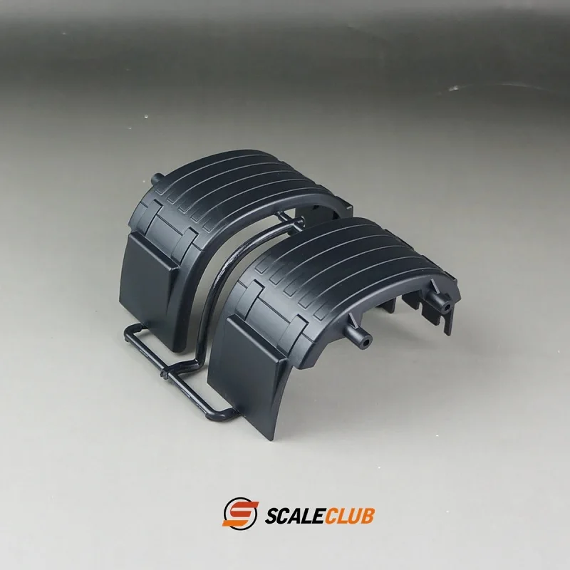 Scaleclub 1/14 modèle de camion de garde-boue universel à axe unique pour Tamiya Lesu pour Scania Man pièces de voiture remorque de camion Rc