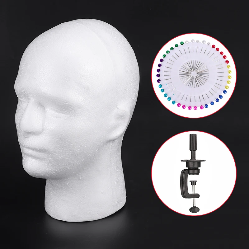 Foam Head Cosplay Wig eup Hair Sling Fem Sle Furry Ladyhead Model Hairdring Prop for Men And Women