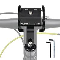Handlebar Phone Mount Anti-Shake Motorcycle Phone Mount 180 Degree Adjustable Rack Shock Absorbing Bracket For Riding Motor