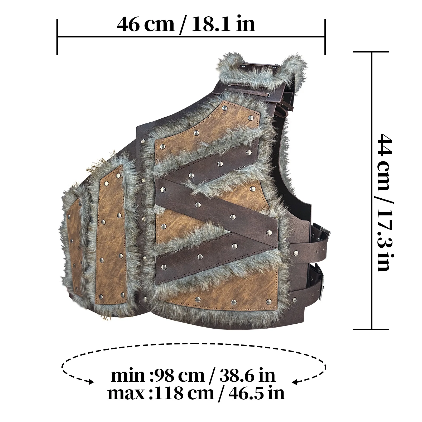 Masculino cor medieval meia sutiã estilo viking nórdico vintage adereços cosplay para festa de halloween