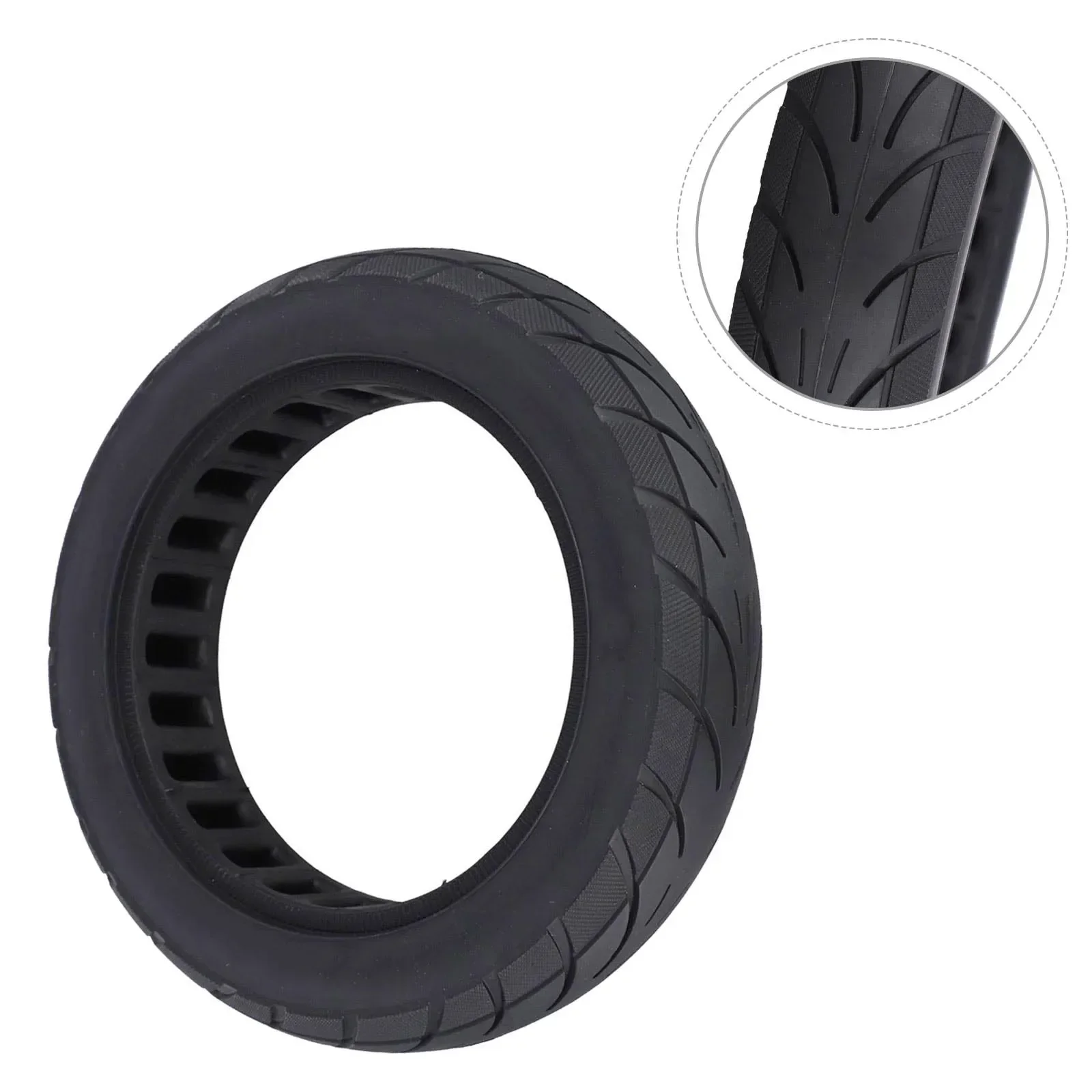 10inch 10*2.125 Solid Tire Anti Puncture Anti-flat Tire  Rubber For Ninebot F20 F25 F30 F40 Electric Scooter 10x2.125