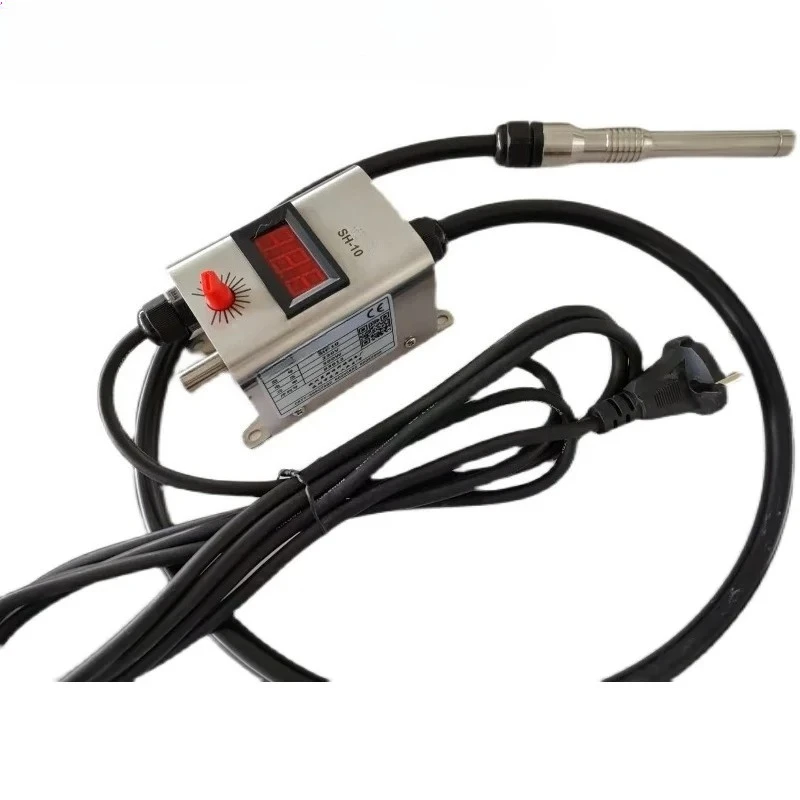 Mini calentador de aire industrial SH-10 sonda de temperatura incorporada, pistola de calor de calefacción de espacio pequeño