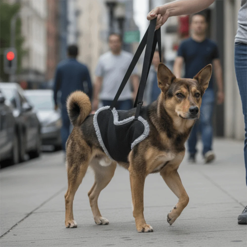Adjustable Strap Pet Dog Disability Walking Aid Belt Double-sided Use Breathable Dog Support Sling Widened Support Pad Soft