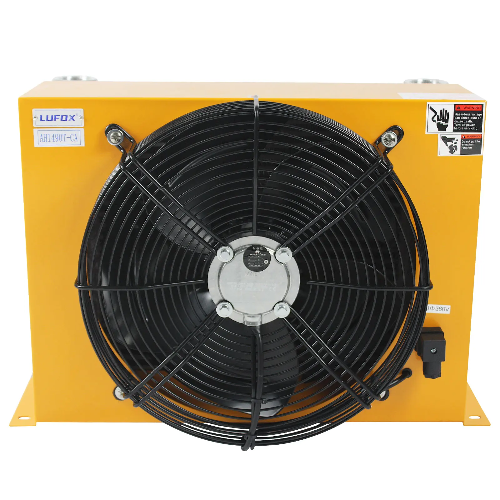 AH1490T-CA 250L/min Air Cooler Radiator Sheet CNC Machine Hydraulic Oil Reduction High Temperature Oil Fan