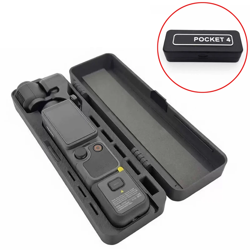 1 Stück Vollständig abdeckende Schutzhülle, stoßfeste, minimalistische Aufbewahrungsbox, Outdoor-Tragetasche für DJI Osmo Pocket 4 Kamera