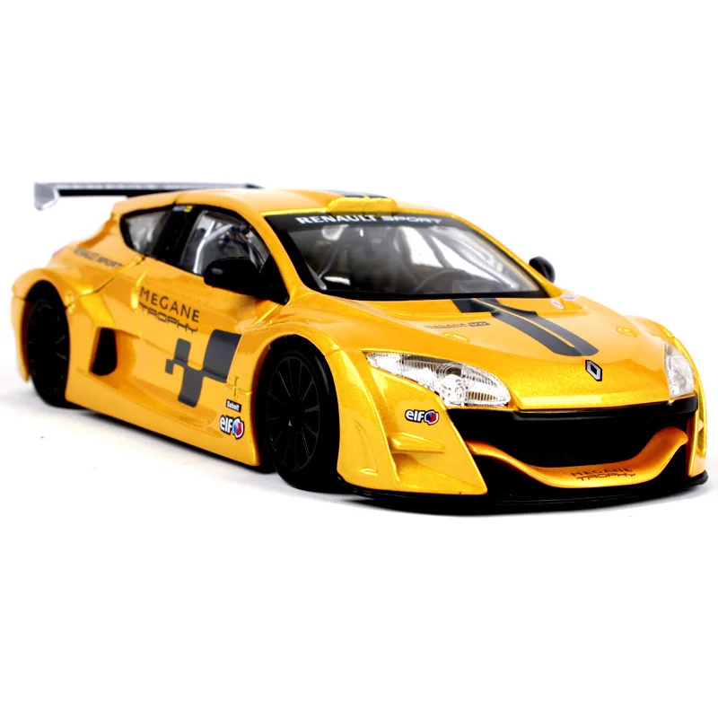 

Bburago 1:24 Renault Megane Alloy Sports Car Model Diecasts Metal Toy Racing Vehicles Car Model Simulation Collection Gifts