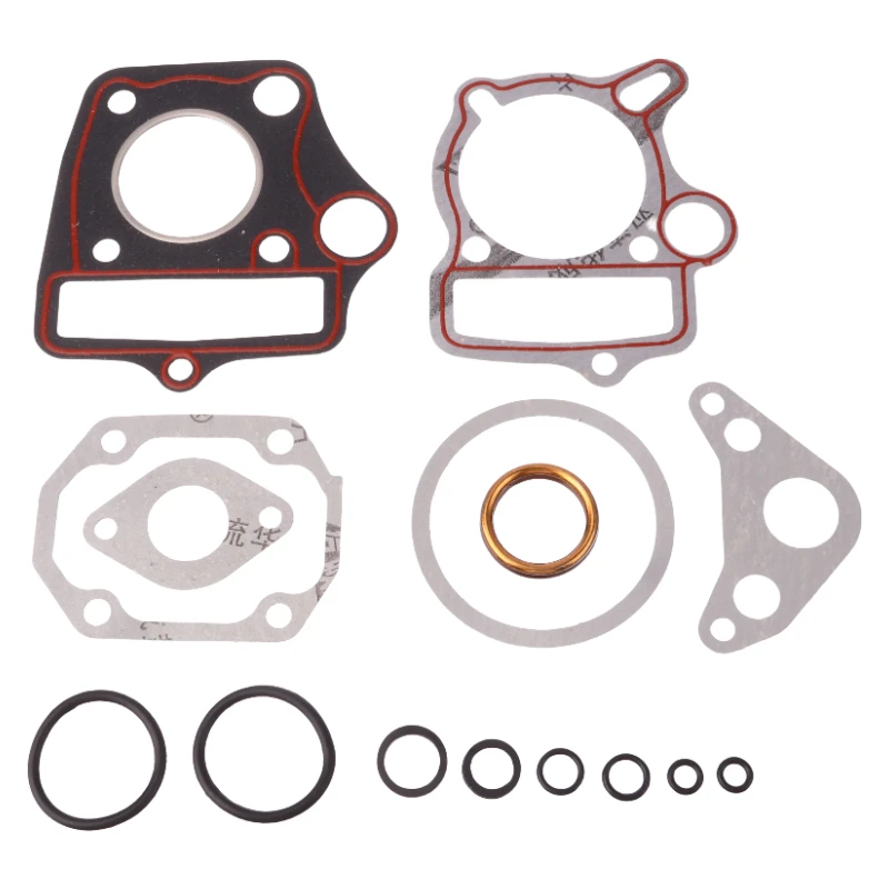 New Zongshen-Compatible 50cc Horizontal Engine Gasket Kit - Cylinder & Piston Set Loncin ATVs & Go-Karts Lifan