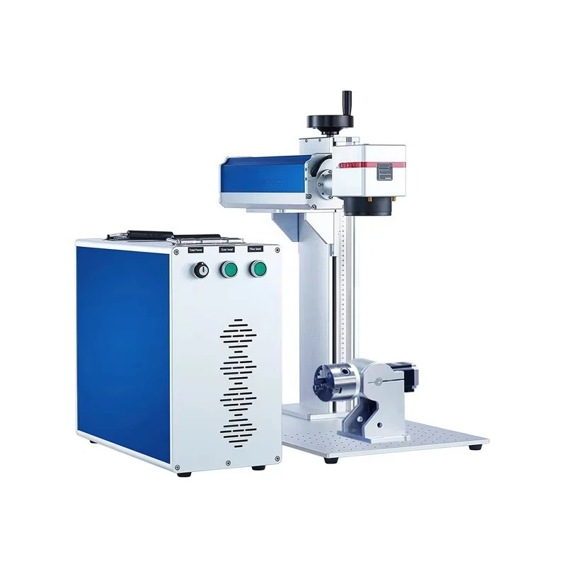 100W Enclosed Fiber Laser Marking Machine With Auto Focus For Coated Metal Nameplate Engraving Low Maintenance B2B Supplier