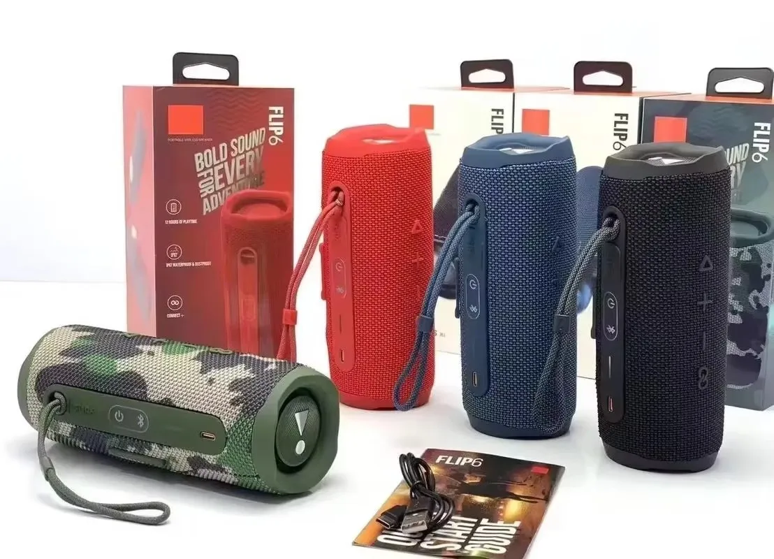 حار Flip6 بلوتوث الصوت متعدد الوظائف Tws الصوت Caixa De Som في الهواء الطلق مضخم صوت محمول لاسلكي المسرح المنزلي مكبرات الصوت المزدوجة