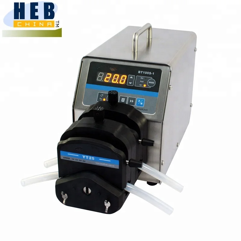 24 channels BT100S-1 basic variable speed peristaltic pump