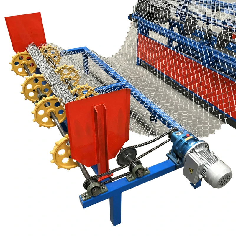 Automatic Chain Link Fence Making Machine Single Wire Mesh Weaving Fencing Equipment Factory Price