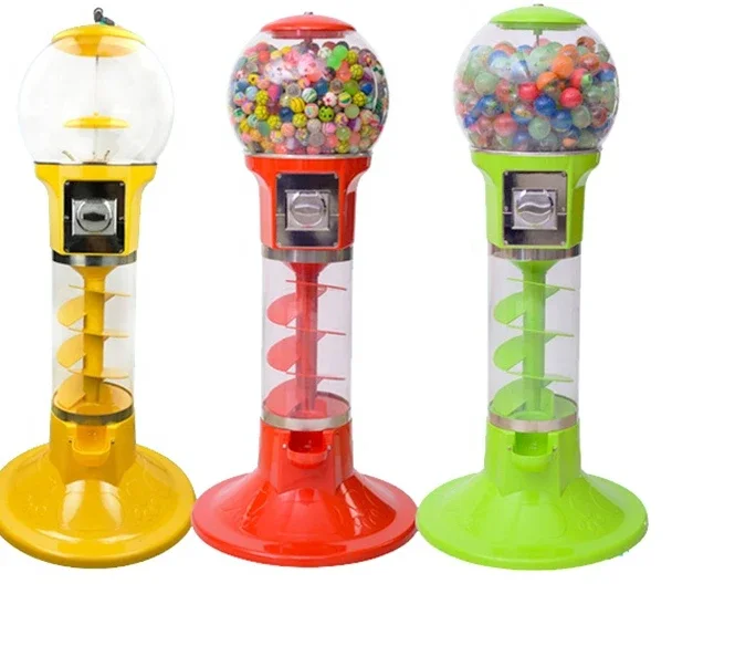 Coin Operated Capsule Toys Gumball Vending Machine Candy Bouncy Ball Gumball Capsules Vending Machine for Sale