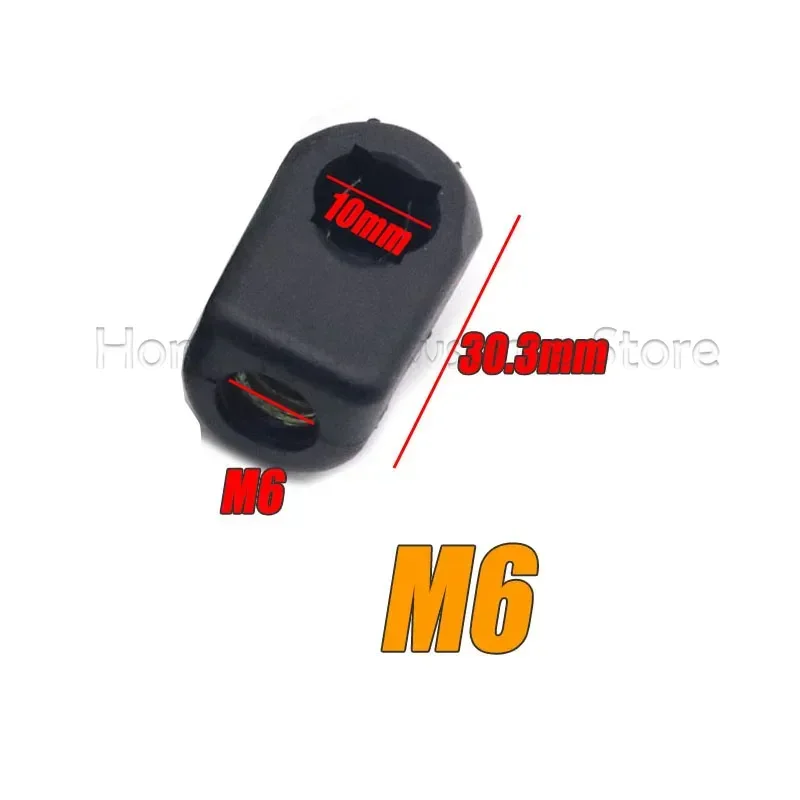2Pcs M5/M6/M8 Female/Male Thread Car Gas Spring Universal Strut Joint Connector End Fitting Connectors Replacement Fixed