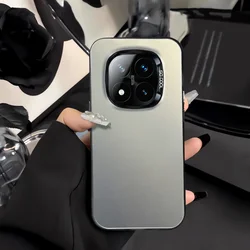 Case For Redmi Note 14 Pro Plus Note14 14Pro 5G Luxury Laser Engraving Gradient Color PC Cover For Redmi Note 14 Pro+ Bumper