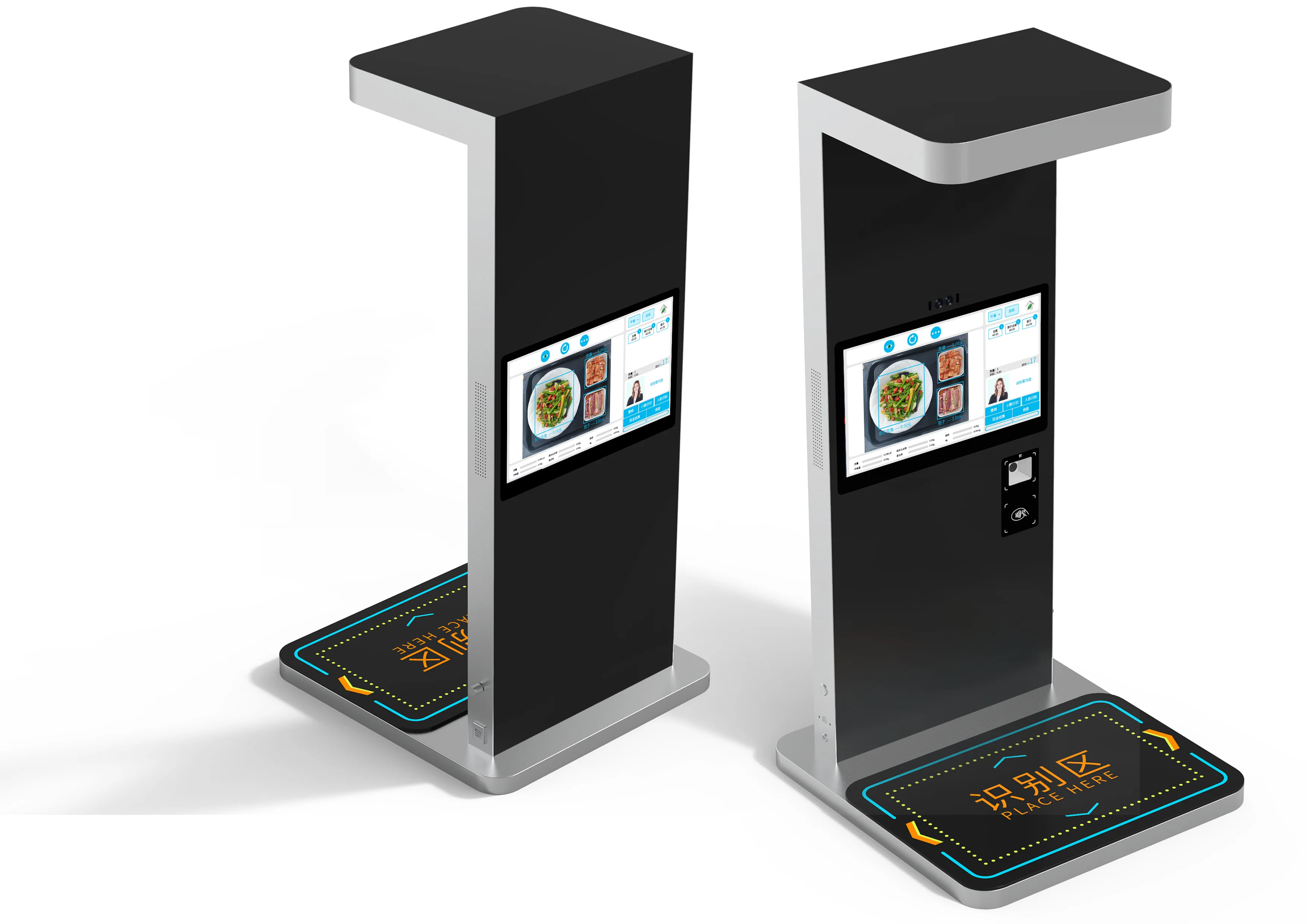 erminal 11.6-15.6 شاشة LCD تعمل باللمس الخدمة الذاتية الخروج عداد بوفيه دائم MetalAI التعرف على الصور أندرويد ذكي T #4