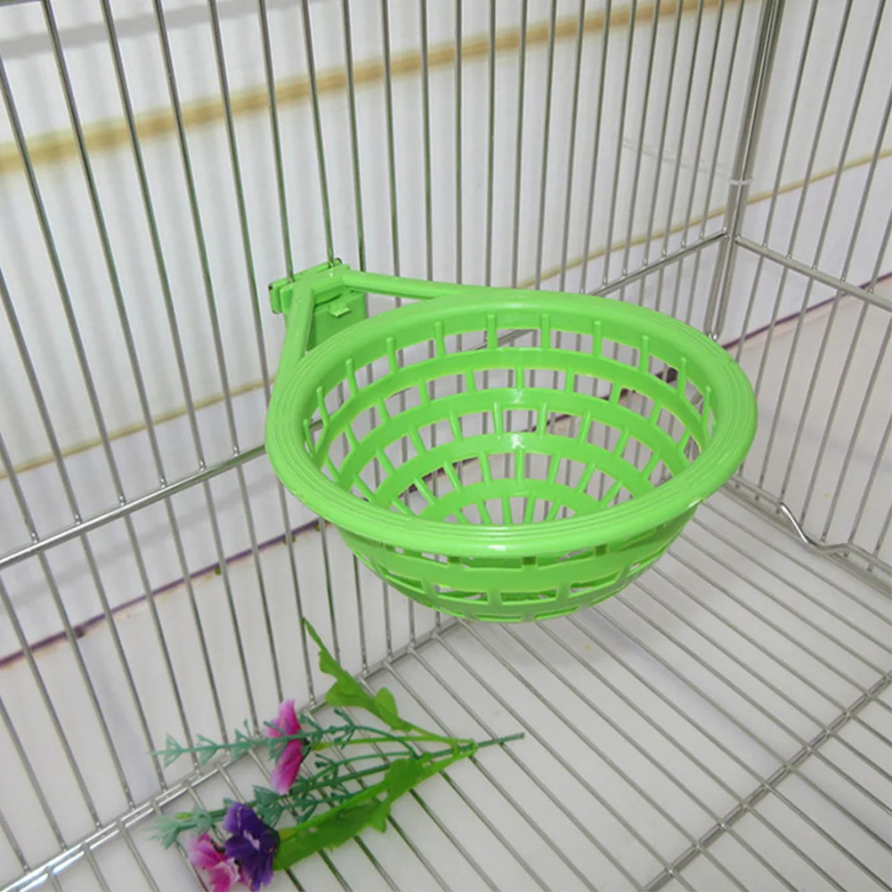 

6Pcs Pigeon Hatching Nest Bowls Secure Plastic Bird Nesting Bed for Parakeets Budgies Cockatiels Breeding Habitat