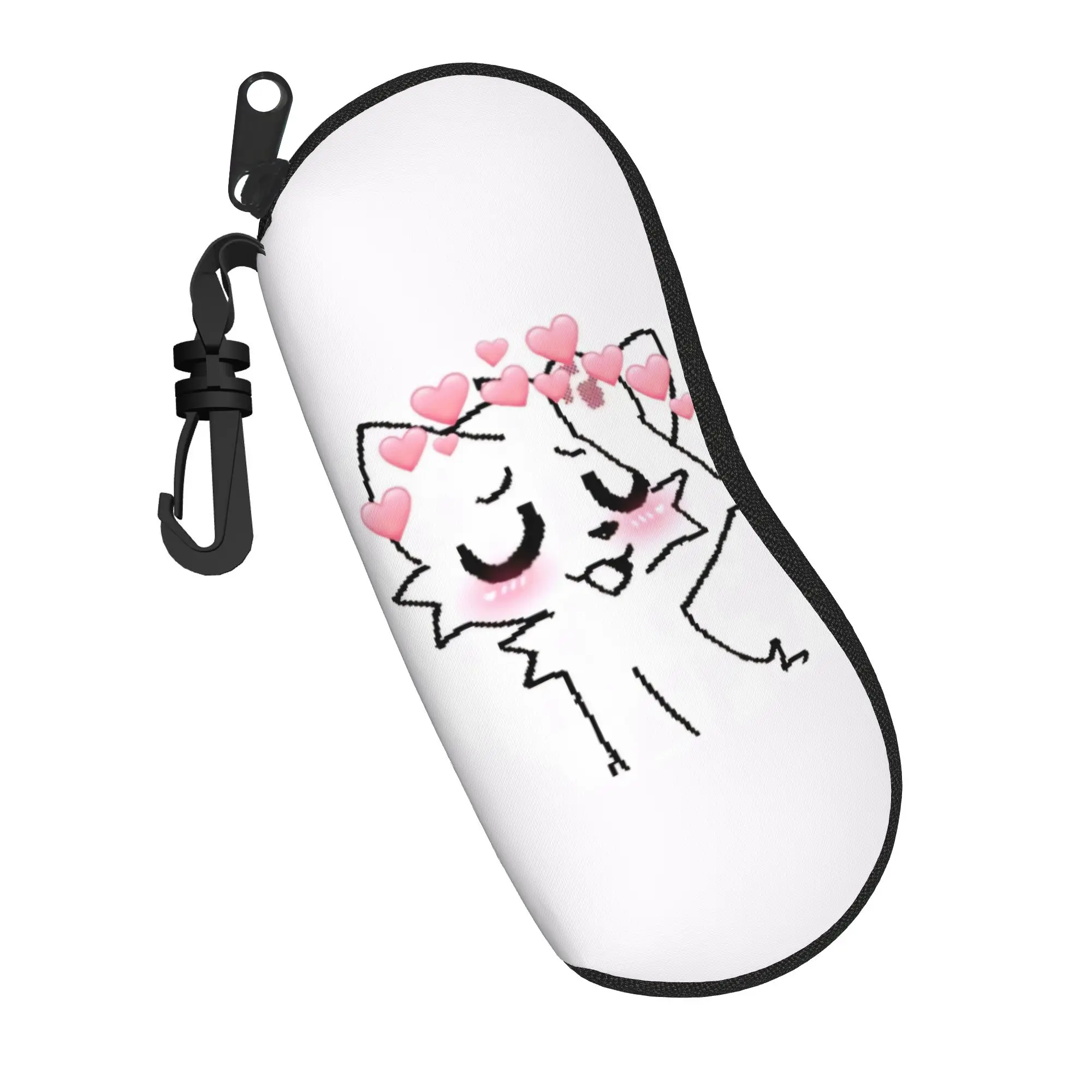 Boykisser Cat Merch Glasses Case for Women Protective Box  Sunglasses Box Anti-Pressure Eye Contacts Case