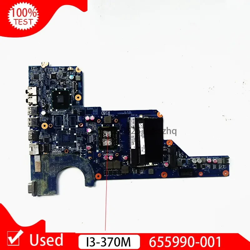 Used DAR18DM86D0 DAR18DMB6D1 For HP Pavillion G4-1000 G6-1000 G4 G6 G7 I3-370M Laptop Motherboard 655990-001 655990-501 R18D