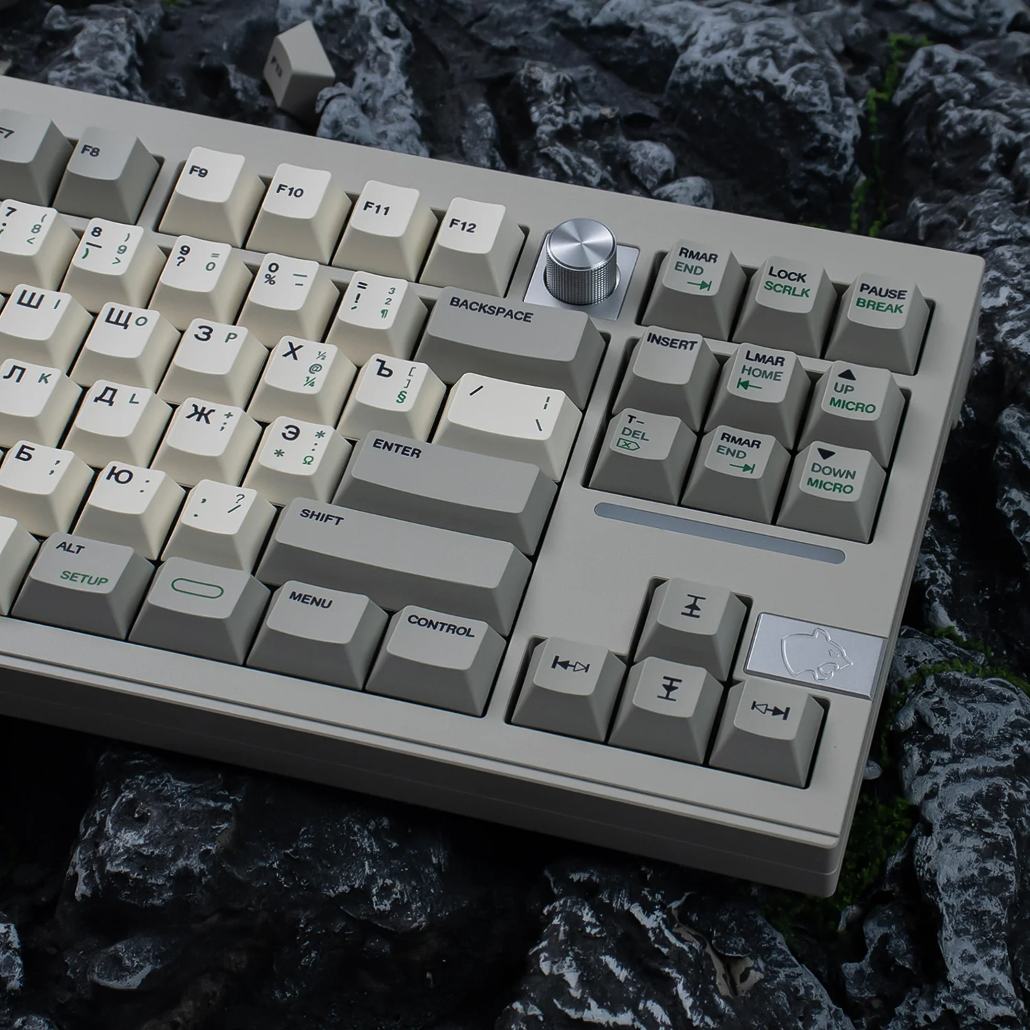 Retro nostálgico russo keycaps cereja perfil 144 teclas pbt sublimação térmica clássico branco cinza teclado mecânico ru keycap