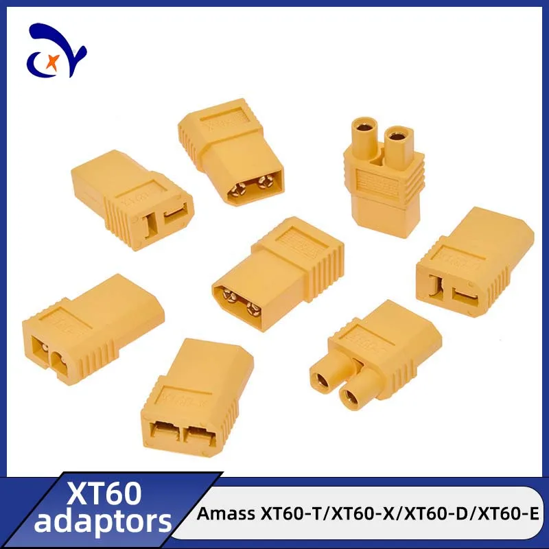 1PCS XT60 male to T plug /TRX/EC3/ Ohtaniya female model aircraft plug XT60-XEDT conversion