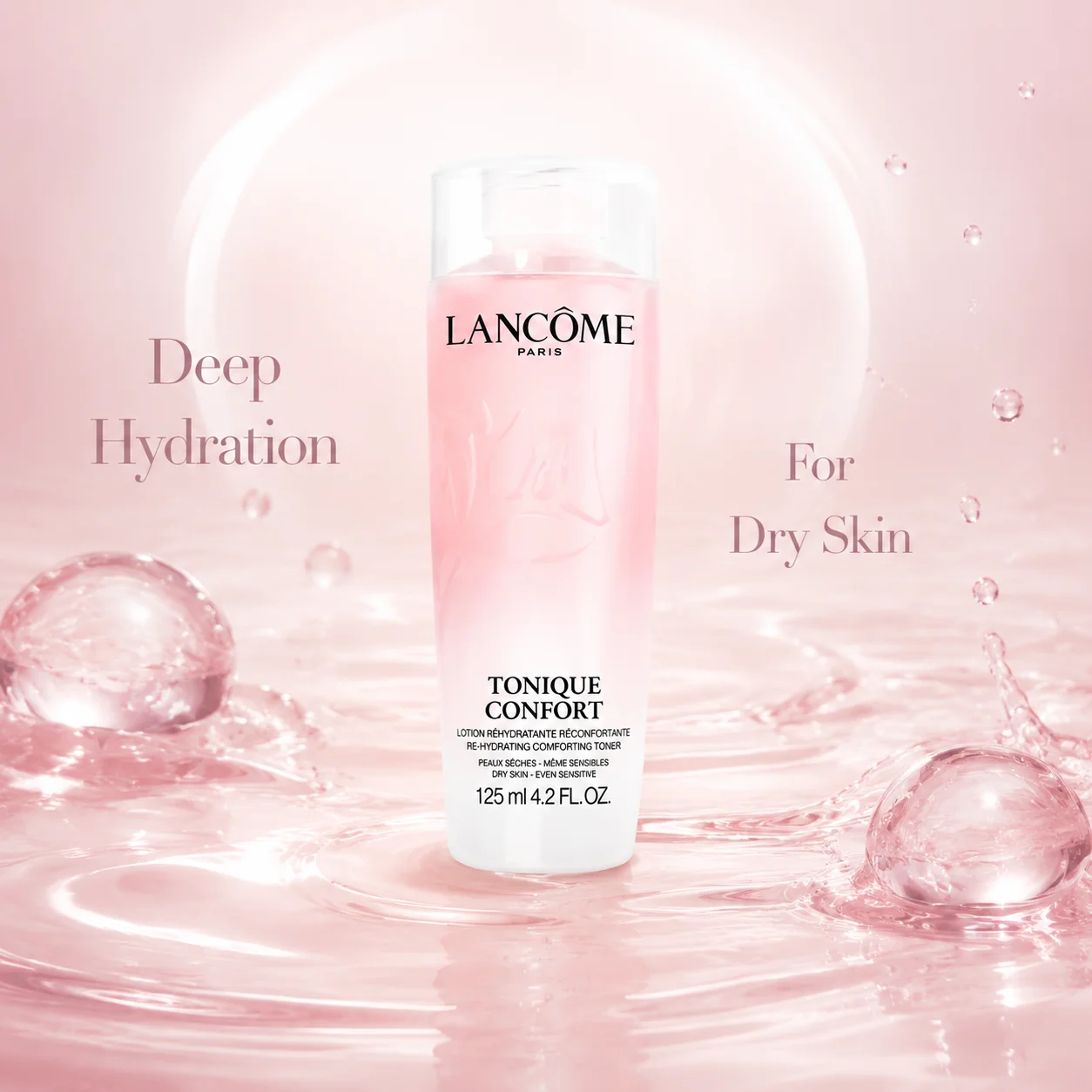 Lancôme New Clarifying Hydrating Softening Toner 125ml / 4.2 Fl oz – Moisturizing & Nourishing Face Toner, Travel-Size Miniature