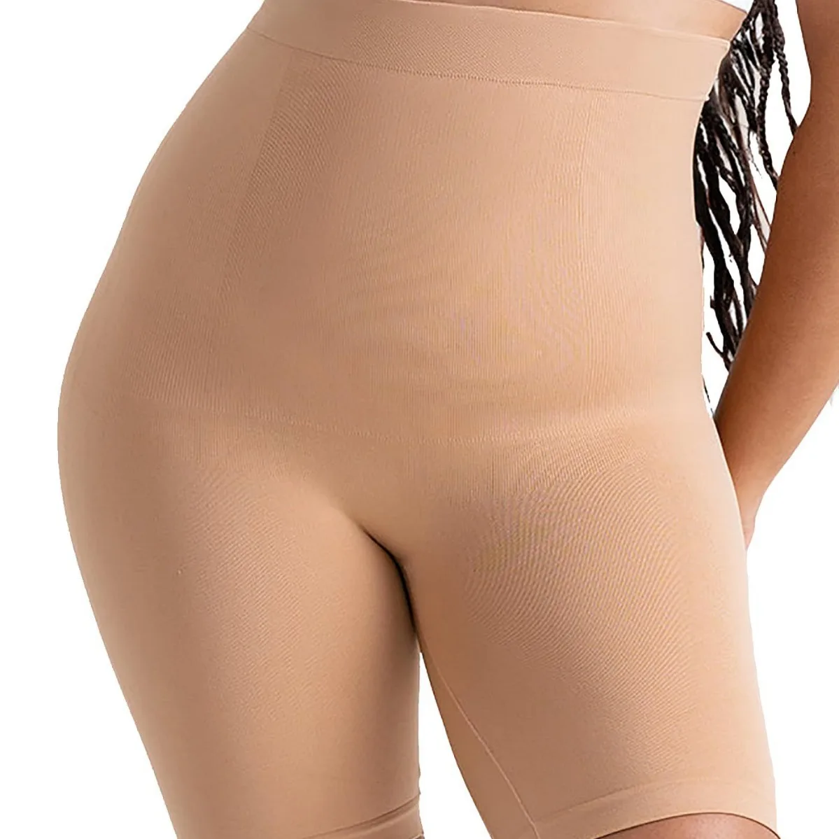 

High-Waist a Underwear Smooth Women's Boting Briefs Abdomen Control Se Pants Nylon Fabric Thiened Lycra Material