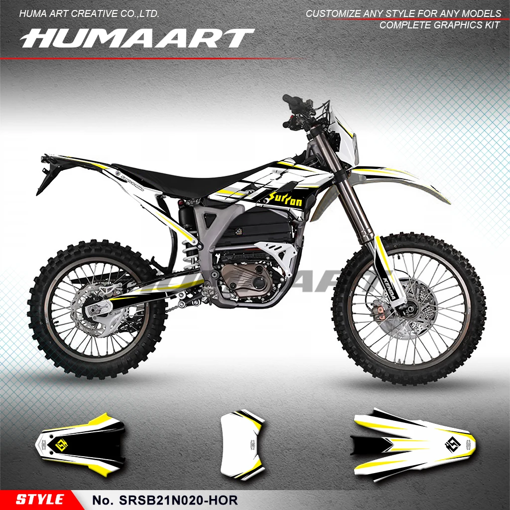 

Комплект графических наклеек HUMAART, лист наклеек для электрического мотоцикла Storm Bee, аксессуары, SRSB21N020-HOR