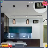 VC-Digital Wall Clock LCD Large Number Time Temperature Calendar Alarm Table Desk Clock Modern Design Office Home