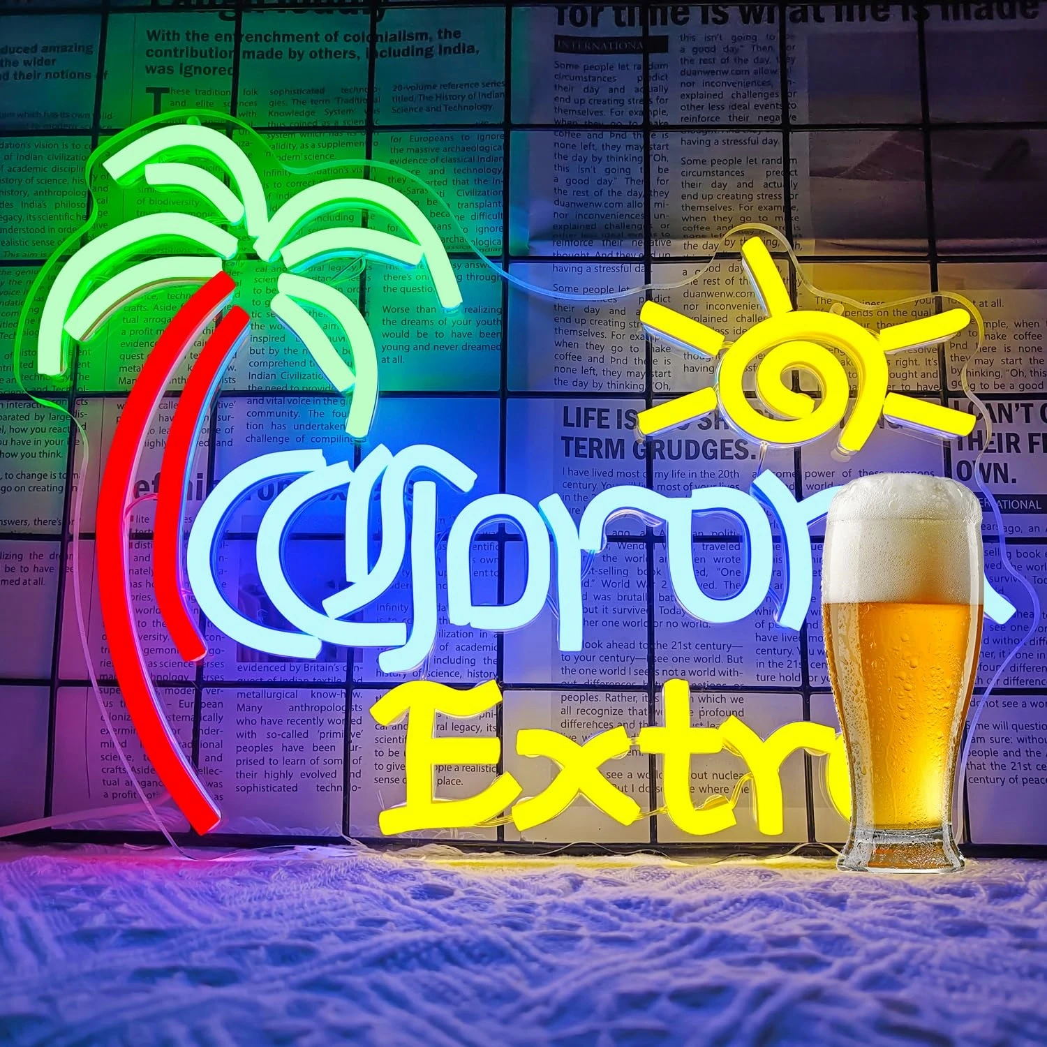 مخصص النيون علامة شخصية النيون LED تسجيل USB بالطاقة متعدد الخط اللون لشريط حفل زفاف عيد ميلاد غرفة نوم الجدار الديكور #1